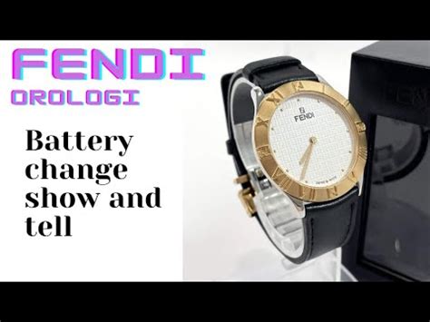 fendi or watch battery replacement|Fendi watches manual.